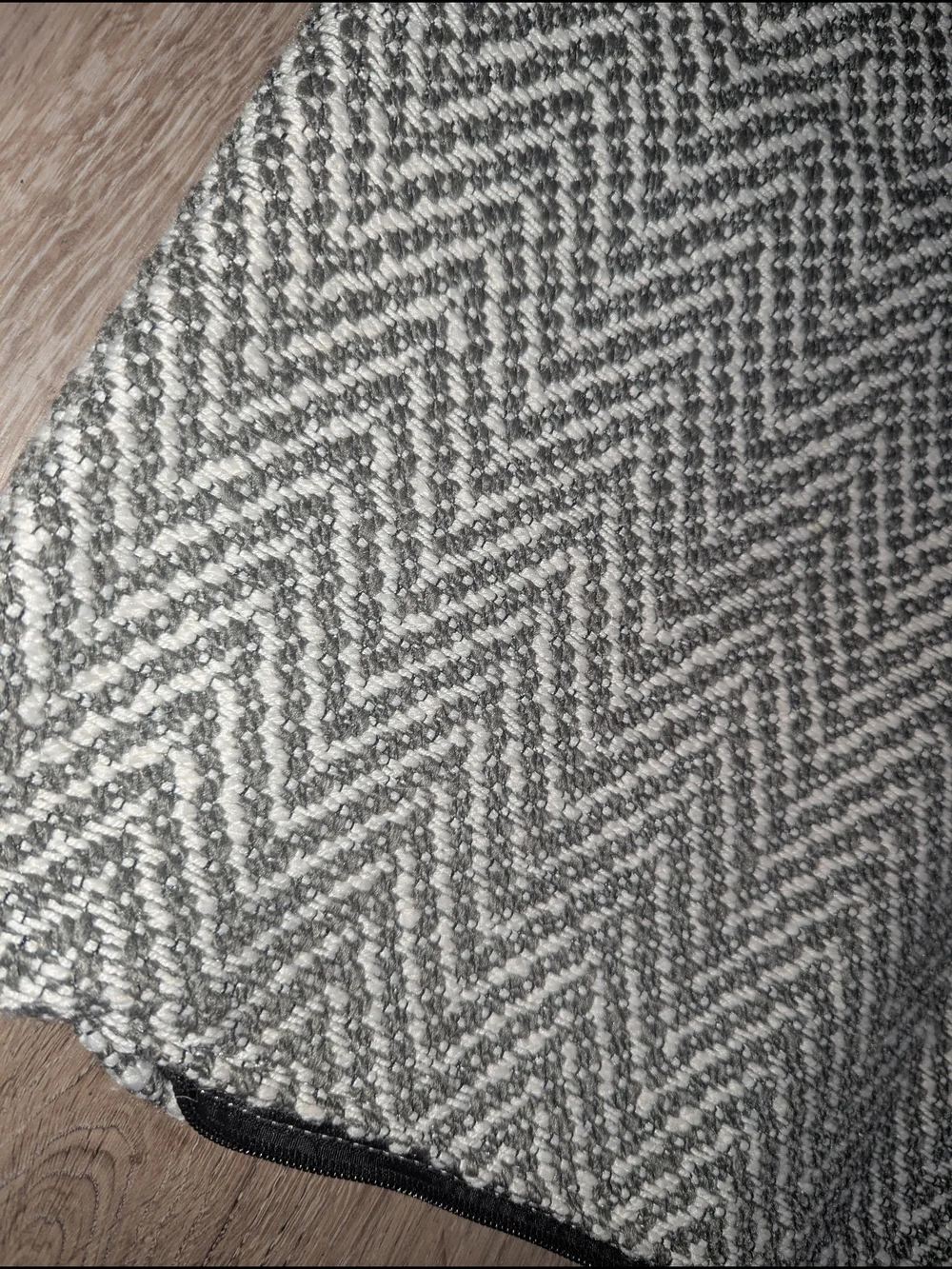 Neutral Chevron Throw Pillow Cover Set (3) - Soft Taupe / COVERS ONLY 23x23